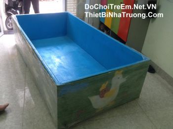 Bể câu cá composite khung sắt 2 lớp